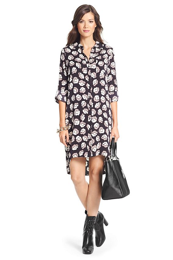 Prita Silk Shirt Dress | DVF