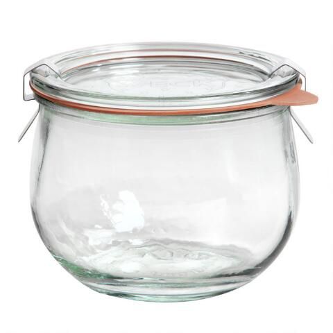 Small Glass Weck Tulip Jar | World Market