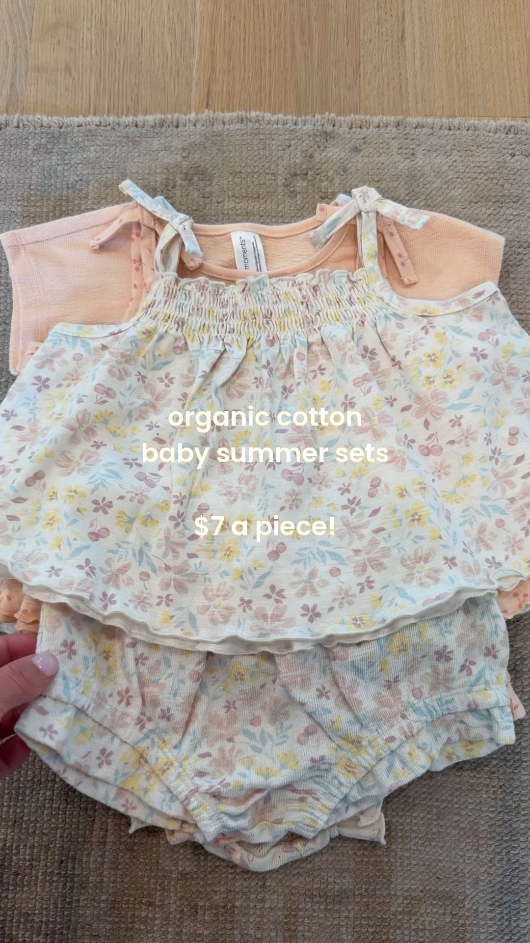 Baby girl Walmart sets! $7 a piece!! I ordered 24mo in the tops and 12-18mo in the bottoms for Haven!