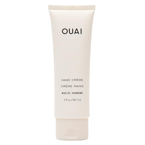 OUAI Hand Cream - Thick, Creamy Balm with Coconut Oil, Murumuru Butter and Shea Butter - Hydrating Moisturizer for Soft Hands - Use Daily to Deeply Nourish Skin (3 Oz) | Amazon (US)