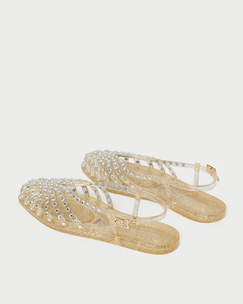 Devon Champagne Jelly Slingback Sandal | Loeffler Randall