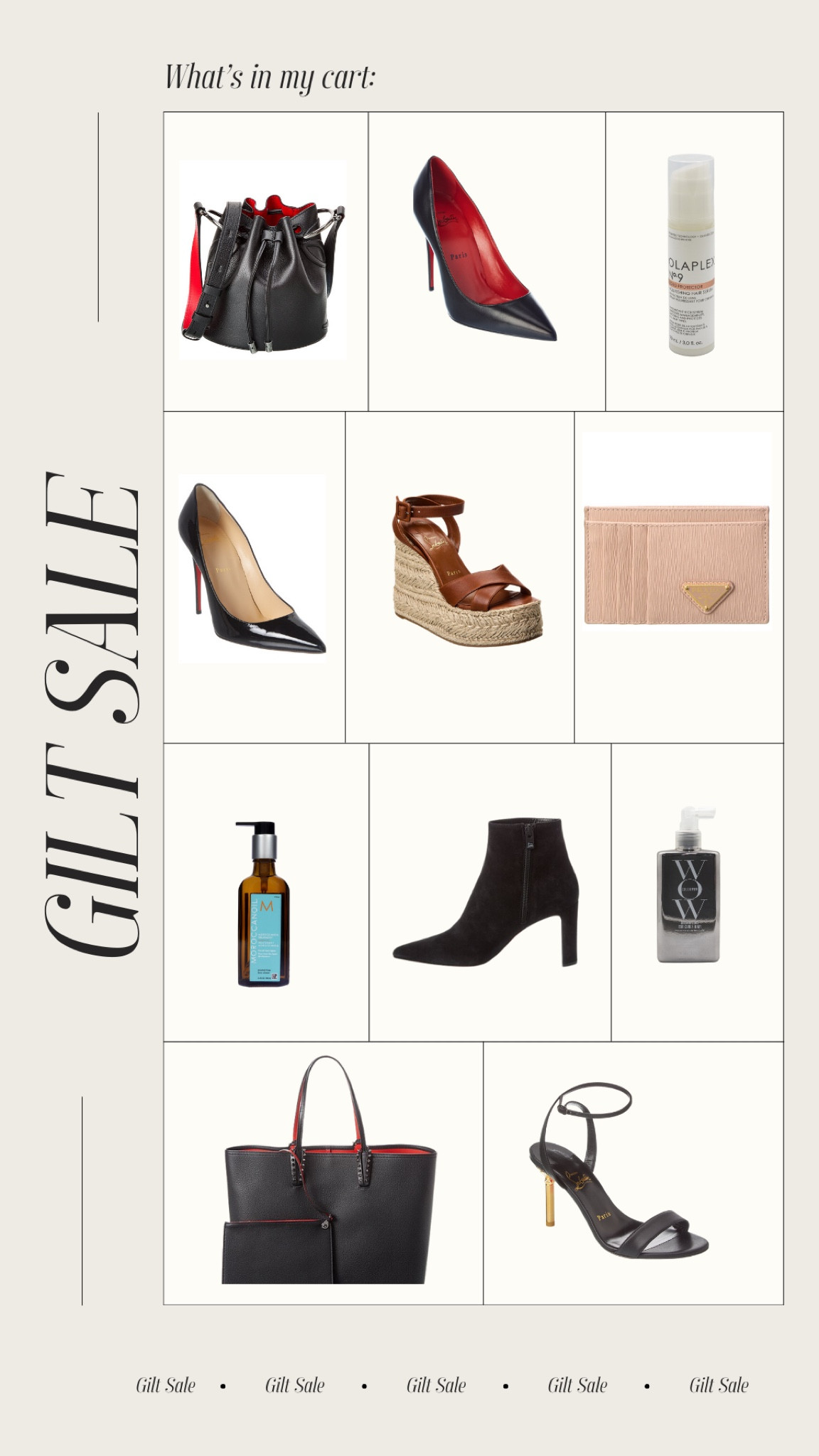 Gilt is having a great sale on some of my favorite designers. #christianlouboutin #prada #beauty

#LTKGiftGuide #LTKsalealert #LTKshoecrush