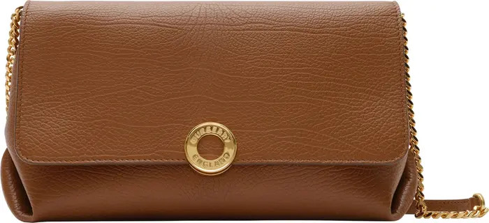 Leather Chain Strap Clutch | Nordstrom