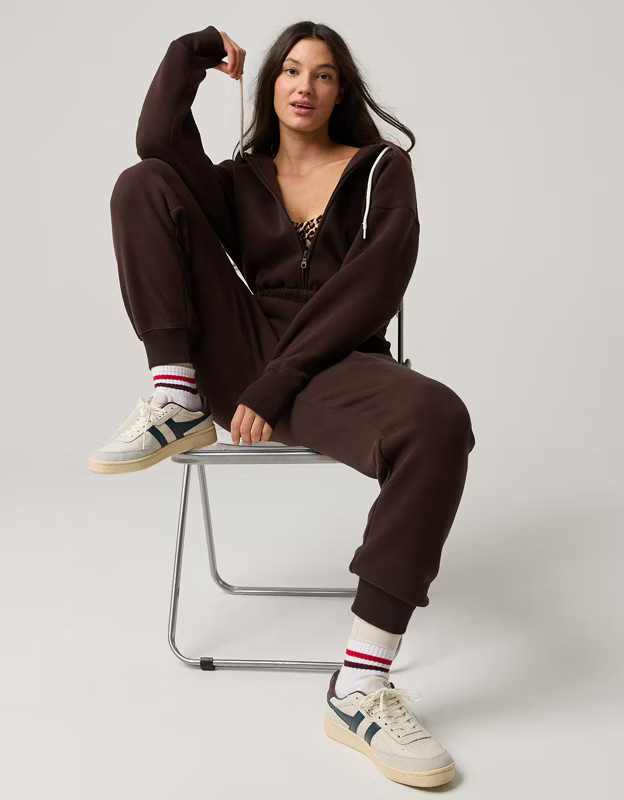 OFFLINE By Aerie Cloud Fleece Jumpsuit | American Eagle Outfitters (US & CA)