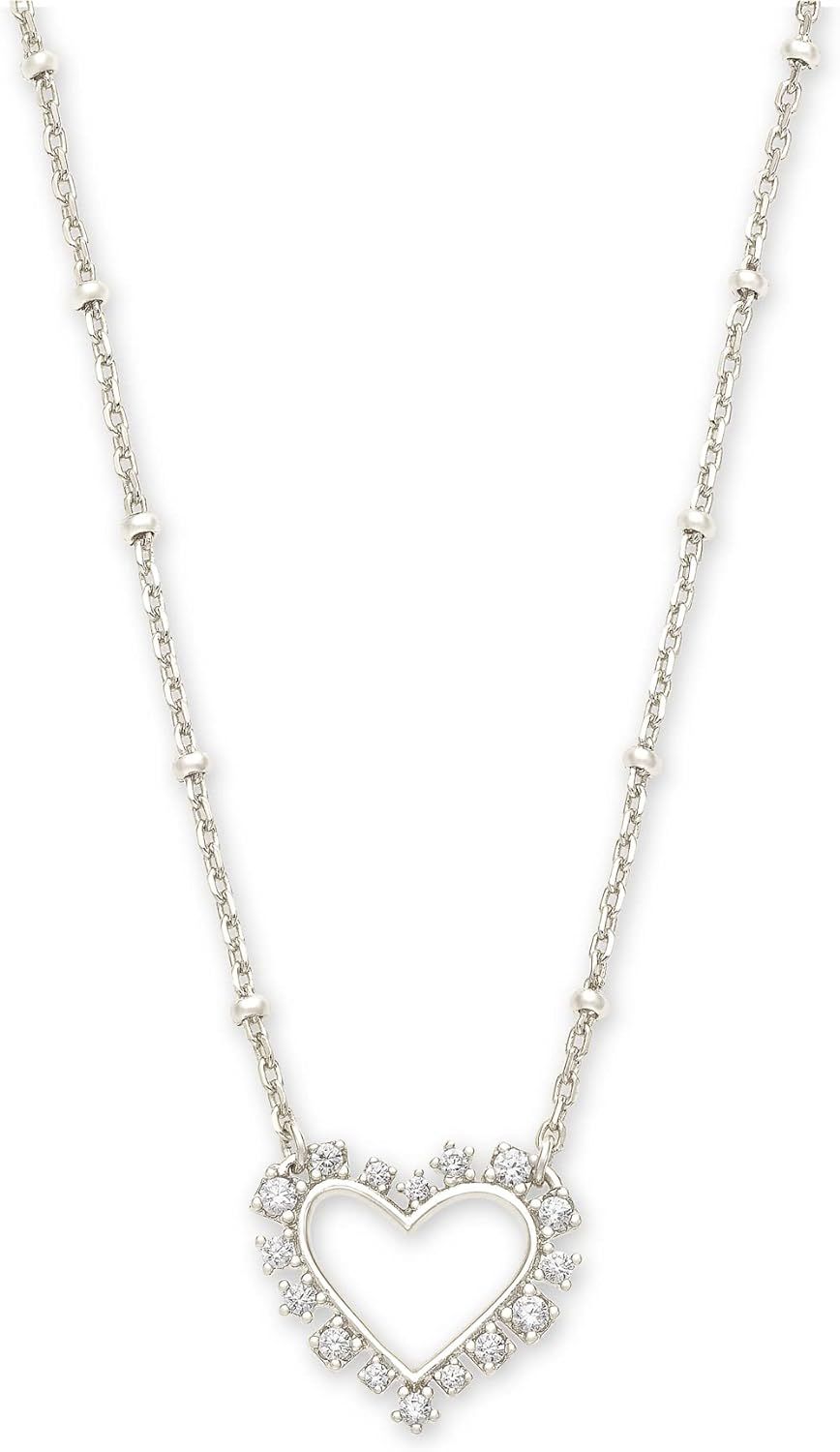 Kendra Scott Women's Ari Heart Crystal Pendant Necklace | Amazon (US)