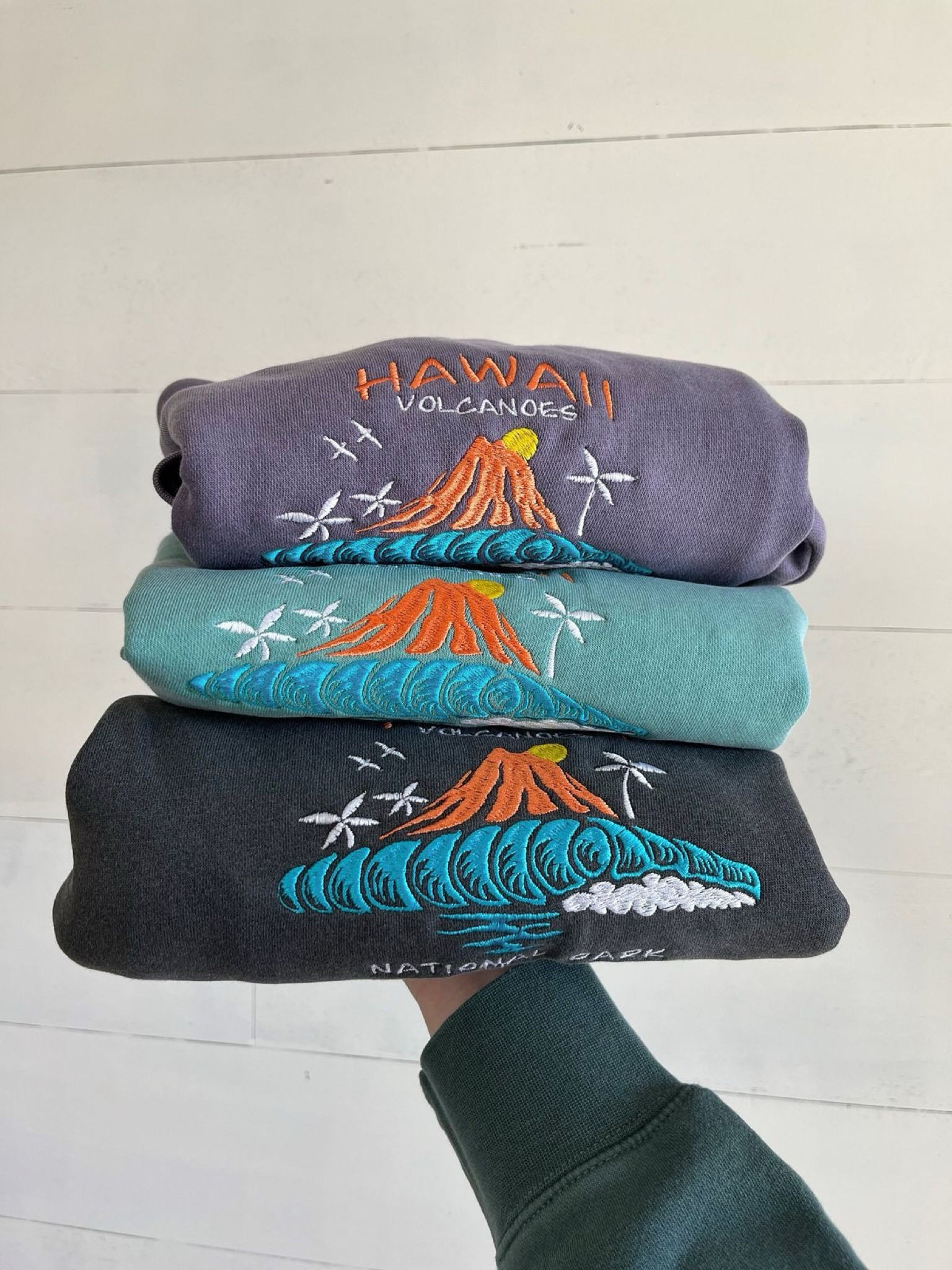 Hawaii Volcano Surfs Up Vintage Style Crew | Volcanoes National Park Retro Embroidered Sweater | Aloha State USA Sweatshirt Vacation Outfit


#LTKstyletip #LTKsummer #LTKtravel