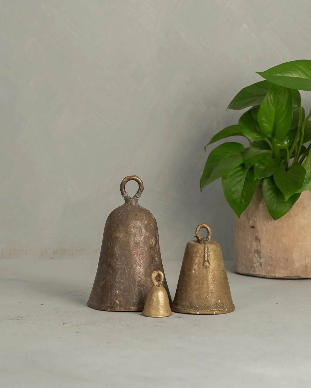 Trio of Vintage African Brass Cow Bells Sm/med/lg B free Shipping - Etsy | Etsy (US)