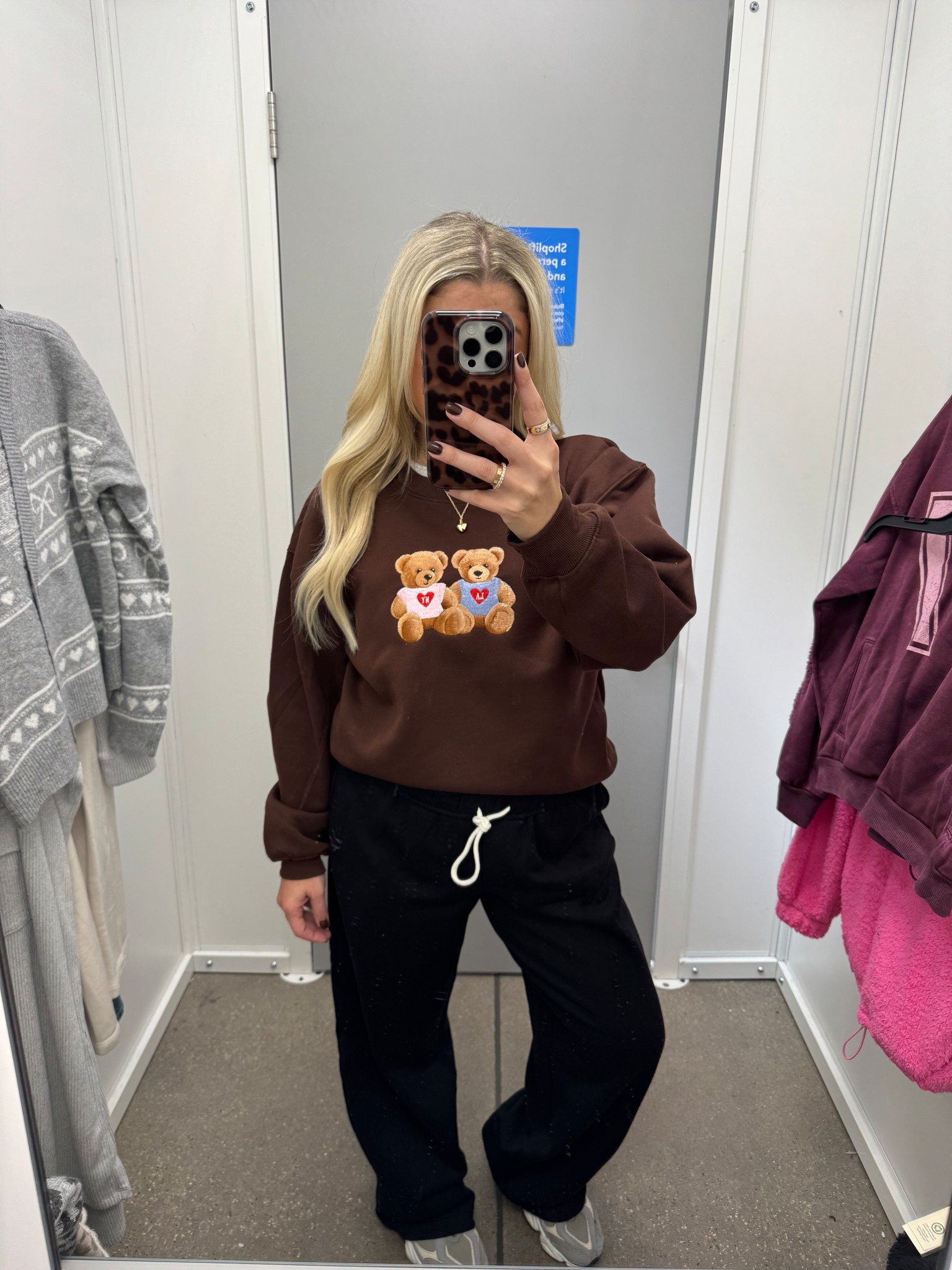 Comfy fall outfit
Teddy bear sweater m
Fleece pants m
New balance sneakers tts
Walmart outfit 

#LTKFindsUnder50 #LTKShoeCrush #LTKFindsUnder100