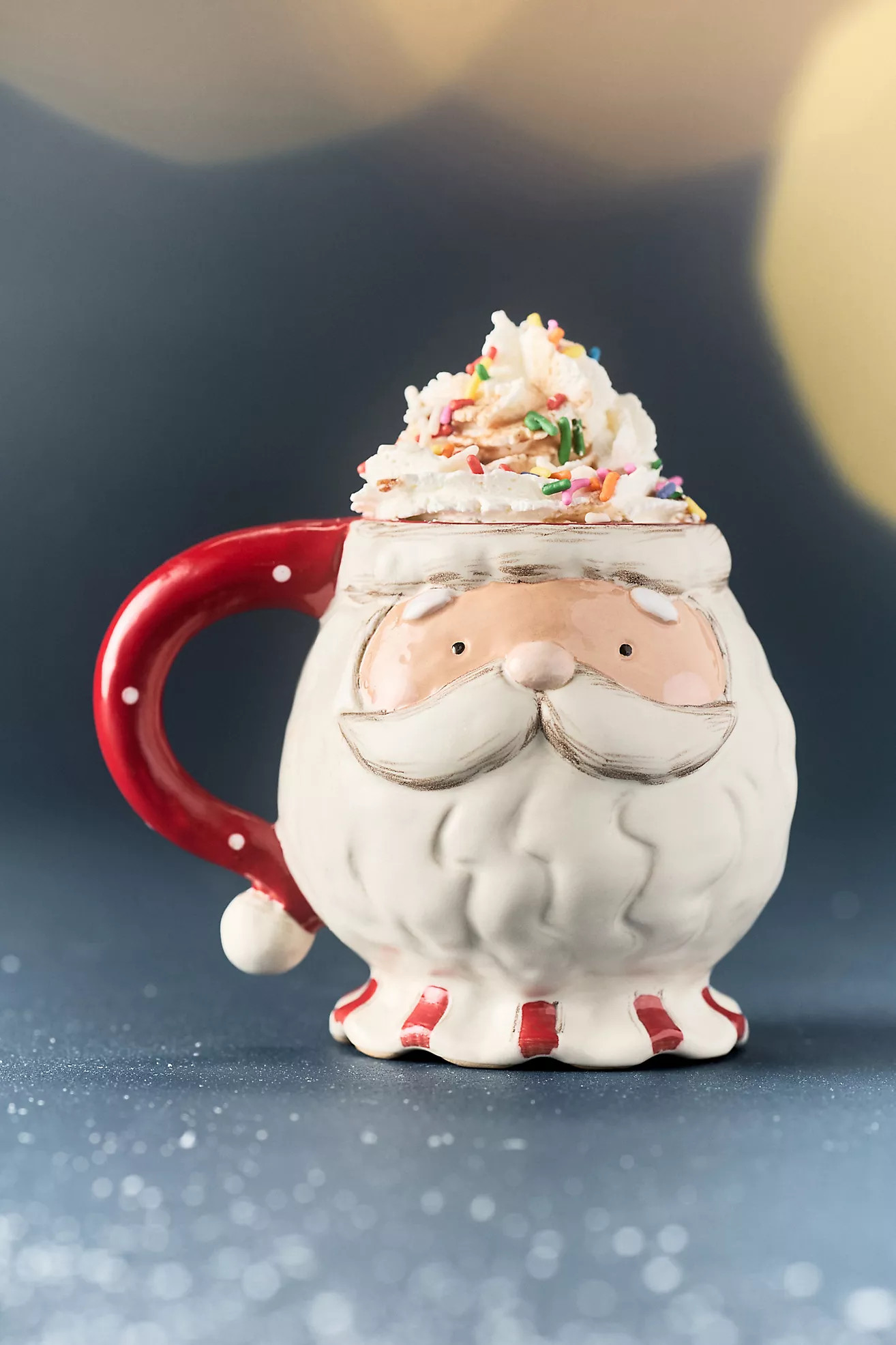 Figural Stoneware Holiday Mug | Anthropologie (US)