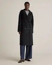 Italian Wool Double-Breasted Slouch Coat | Quince