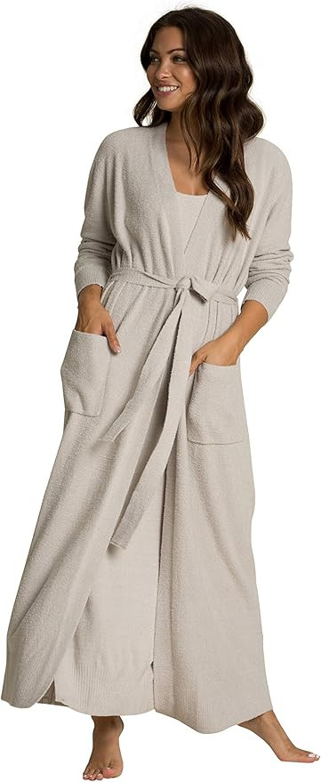Barefoot Dreams CozyChic Lite Long Robe | Amazon (US)