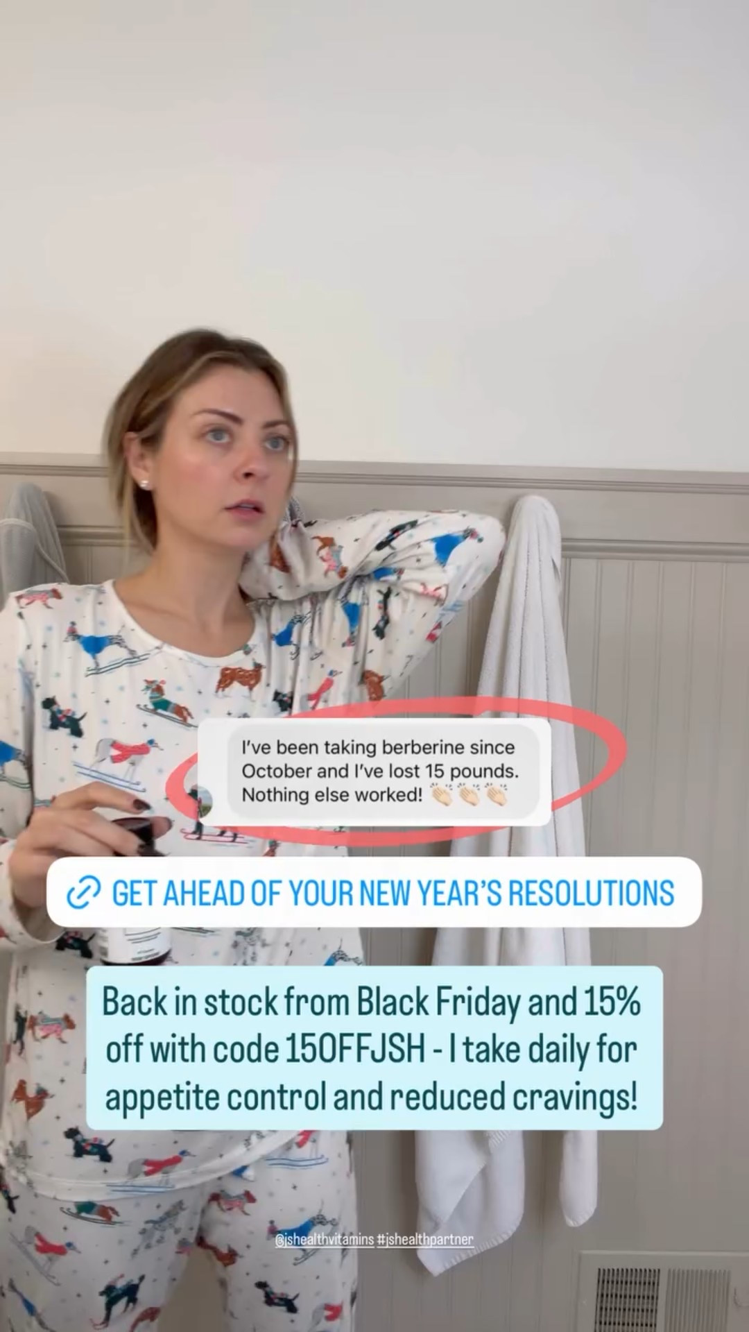 @jshealthvitamins #jshealthpartner  Back in stock from Black Friday and 15% off with code 15OFFJSH - I take daily for appetite control and reduced cravings!