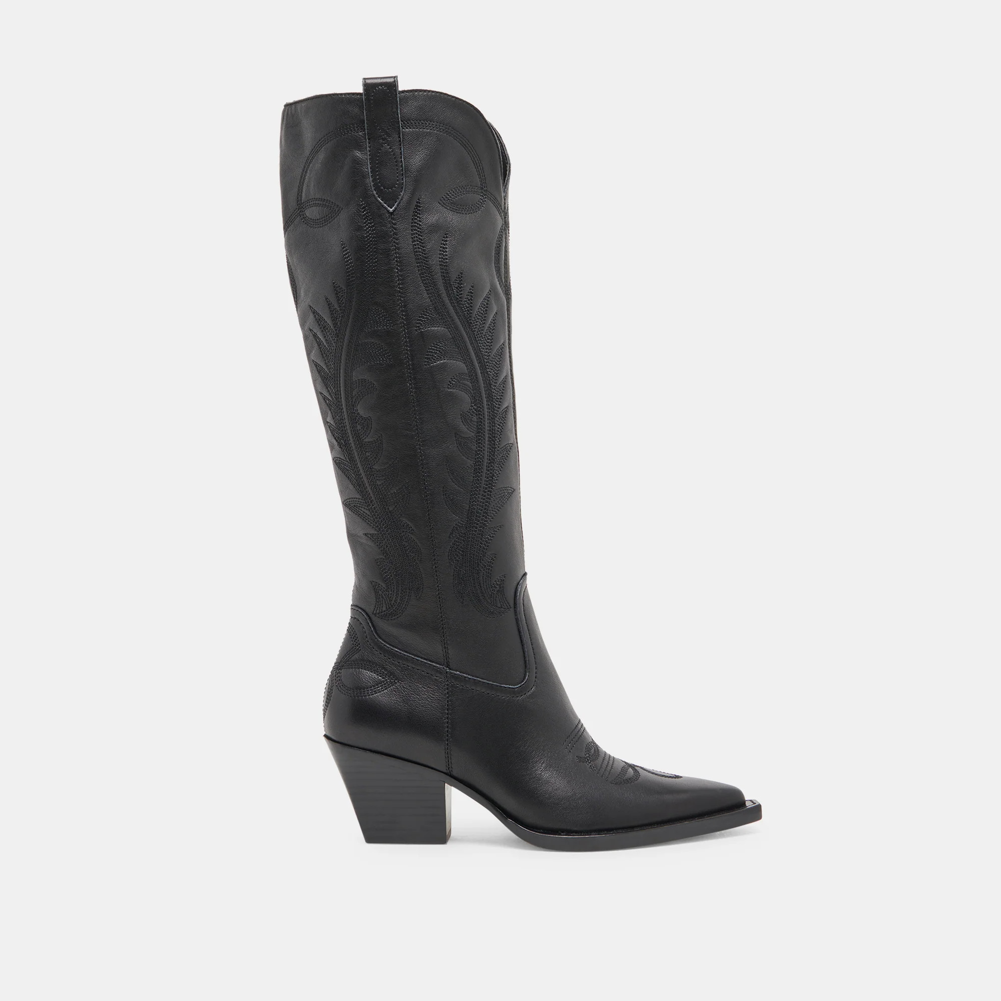 RYATT BOOTS BLACK LEATHER | DolceVita.com