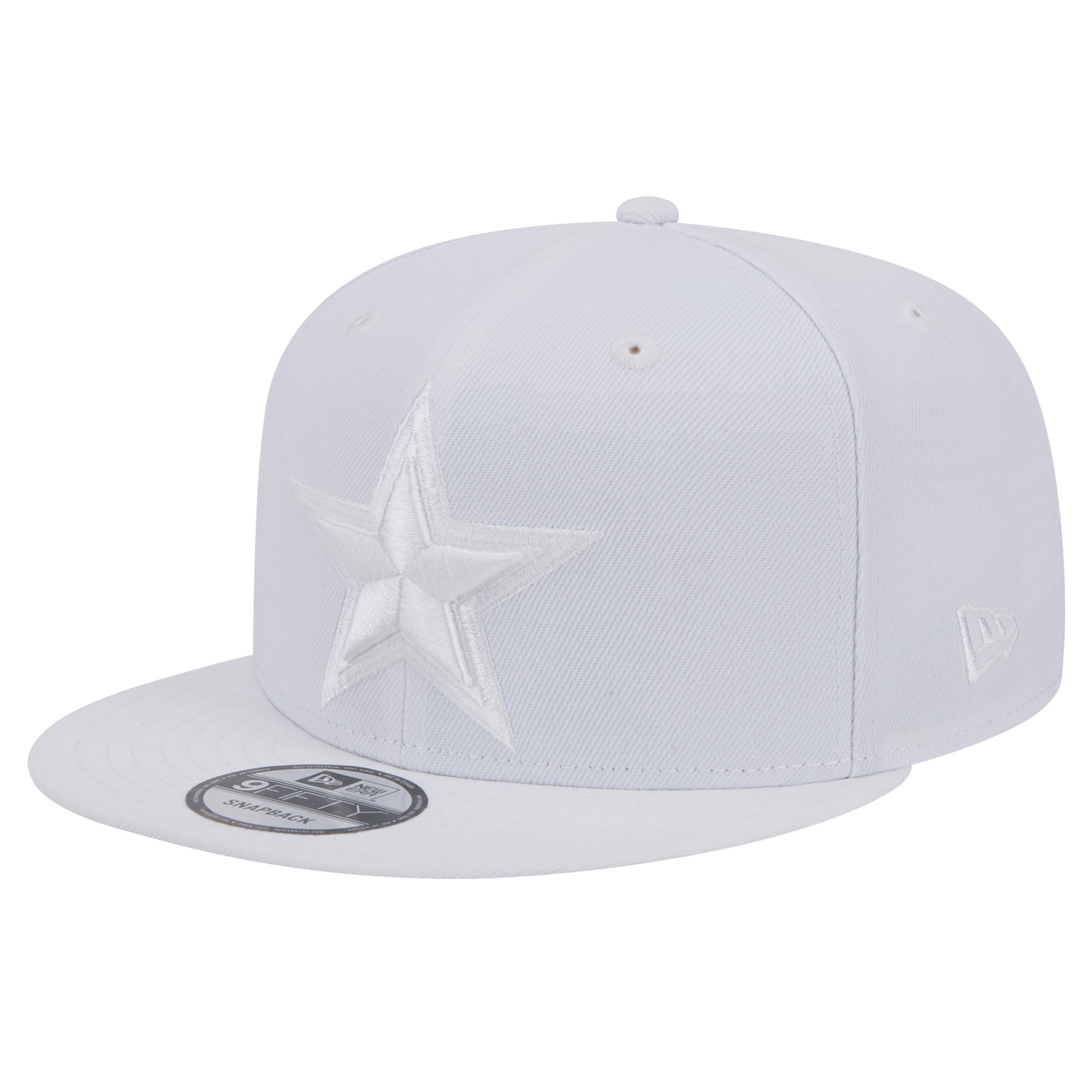 Men's New Era Dallas Cowboys Main White on White 9FIFTY Snapback Hat | Fanatics