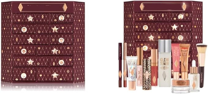 CHARLOTTE'S NEW! LUCKY CHEST OF BEAUTY SECRETS 12 DOOR BEAUTY ADVENT CALENDAR XMAS'23 | Amazon (US)
