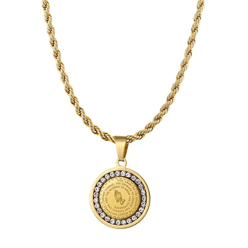 Faith Warrior Pave’ Necklace | ALAIS BRANCHE'