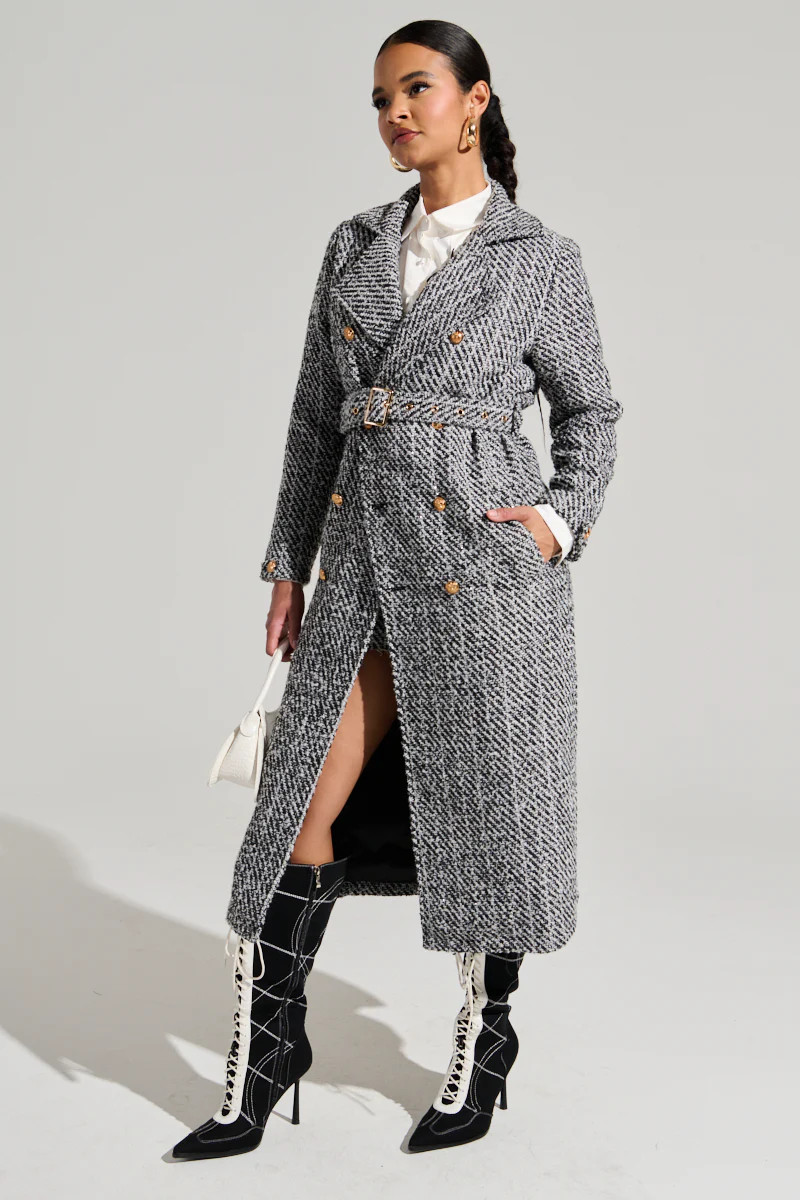 ALTURA TWEED TRENCH | AKIRA