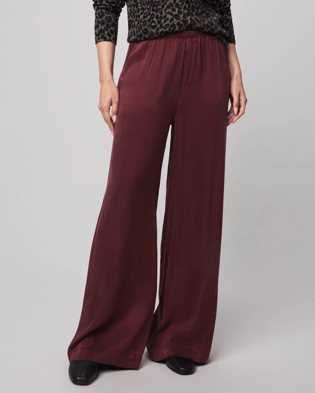 Splendid - Serena Satin Pant - Pale Oak | Splendid