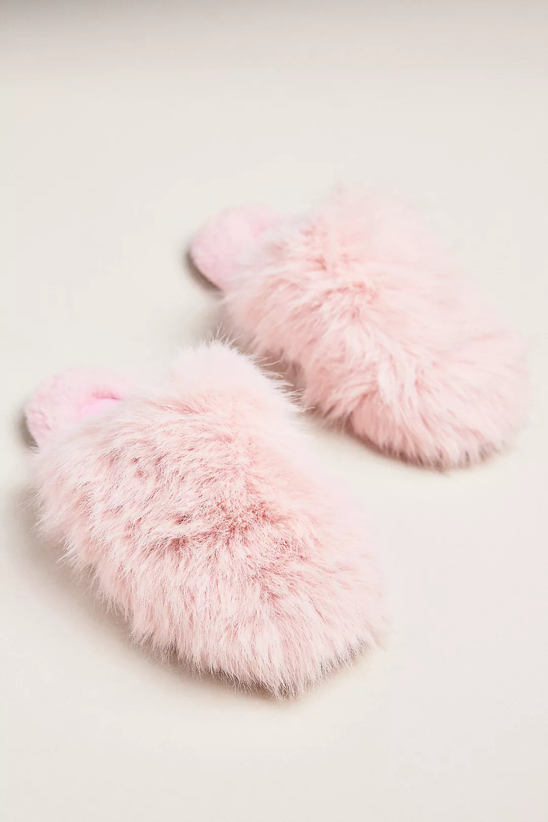 Maeve Fuzzy Faux-Fur Slippers | Anthropologie (US)