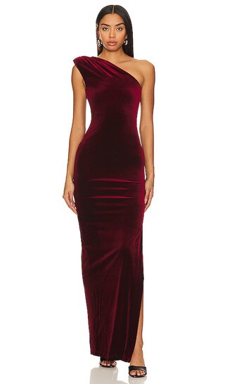 Rumi Gown in Wine | Revolve Clothing (Global)