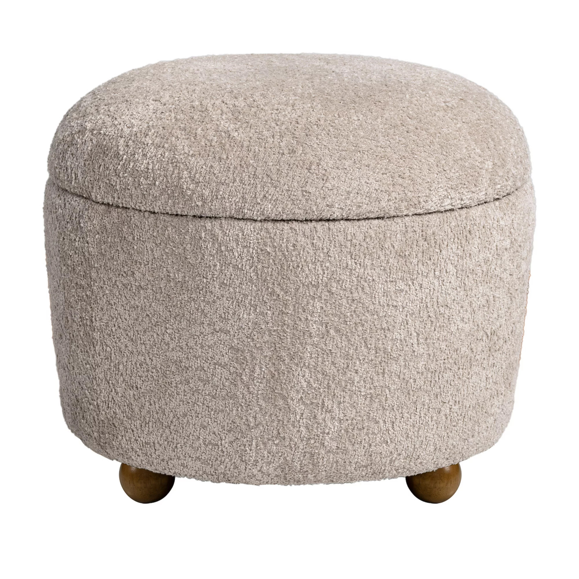 Madison Park Angela Round Storage Ottoman | Kohl's