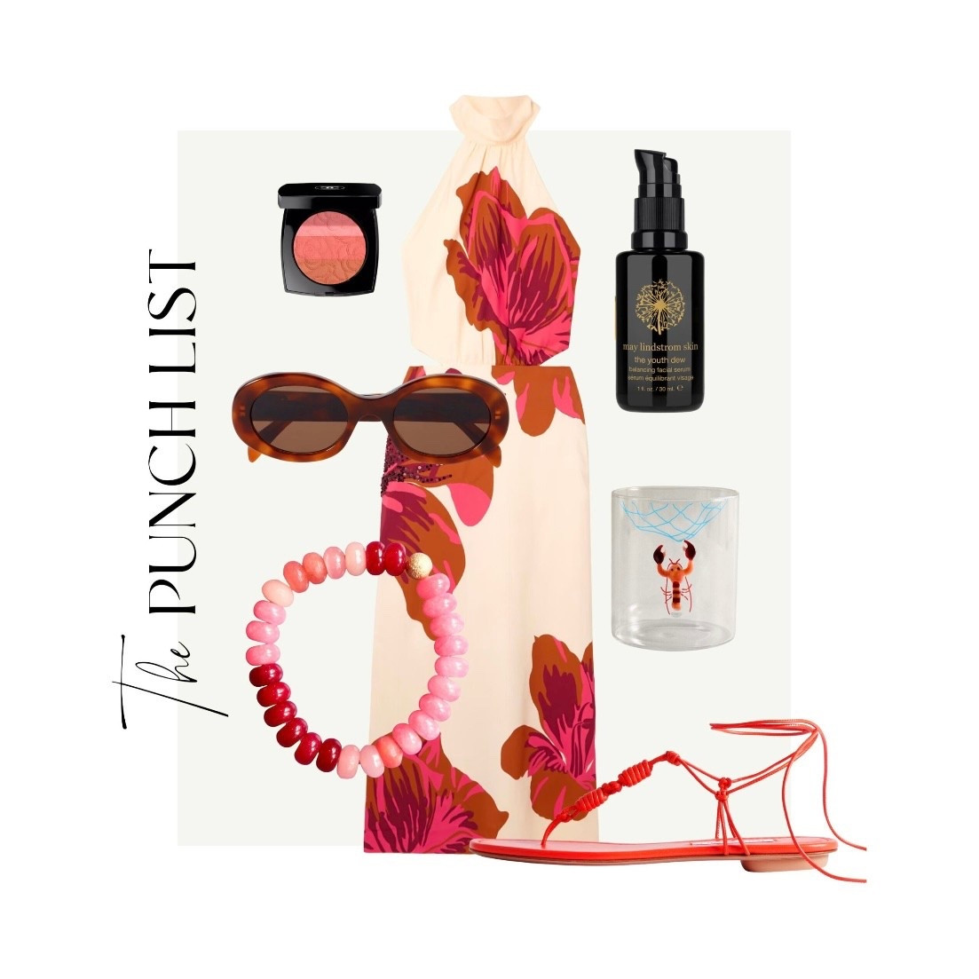 THE PUNCH LIST: A summer stunner dress, Celine sunglasses, beaded bracelet, Biodance face mask, ice cream, blush, a camera and more. 

 #LTKSeasonal #LTKStyleTip #LTKBeauty