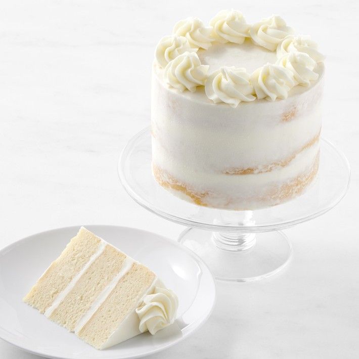 Williams Sonoma Test Kitchen Three-Layer Vanilla Cake, Serves 6-8 | Williams-Sonoma
