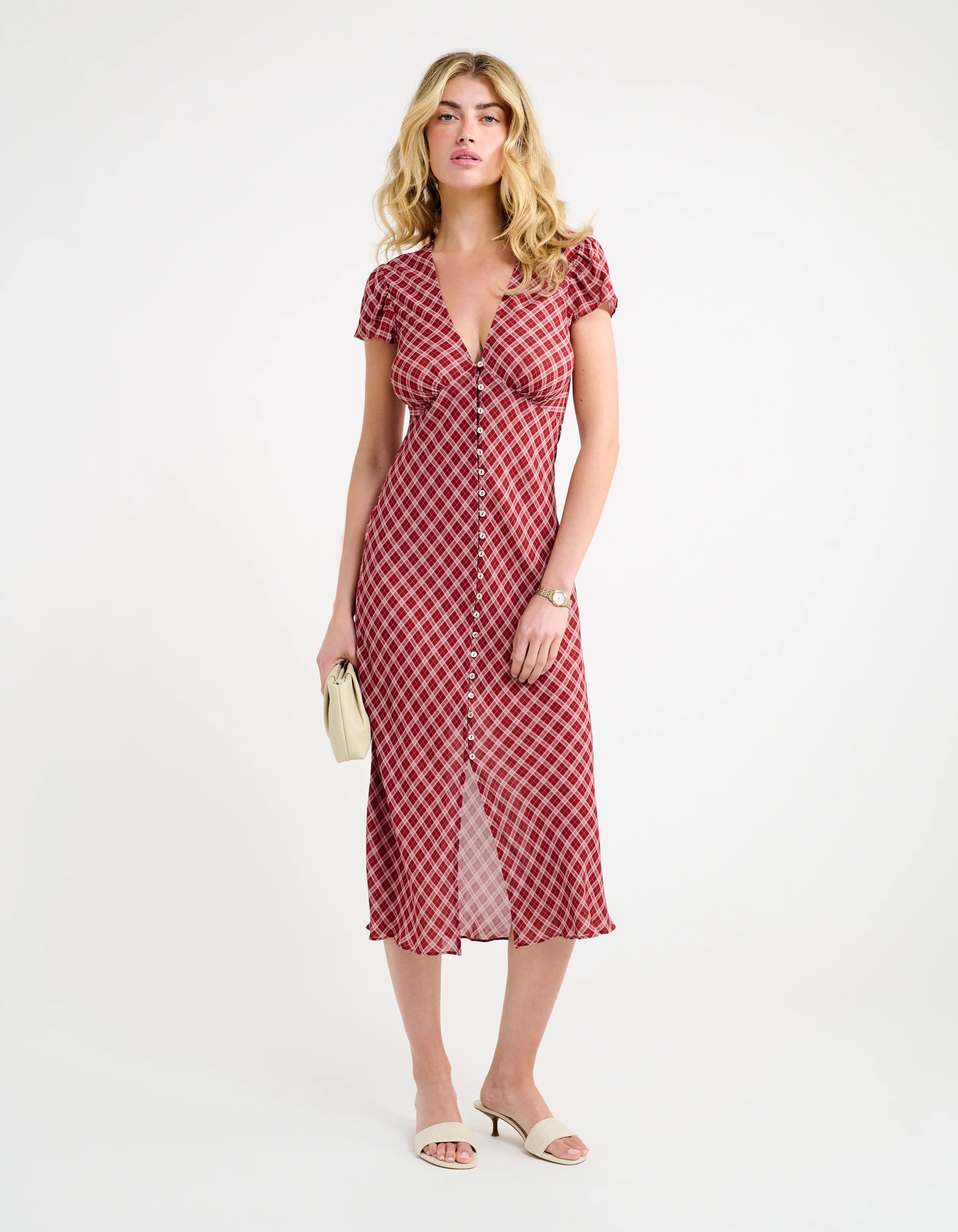 Indio Midi Dress in Country Check | Shop Women's Everyday Dresses | Rumored