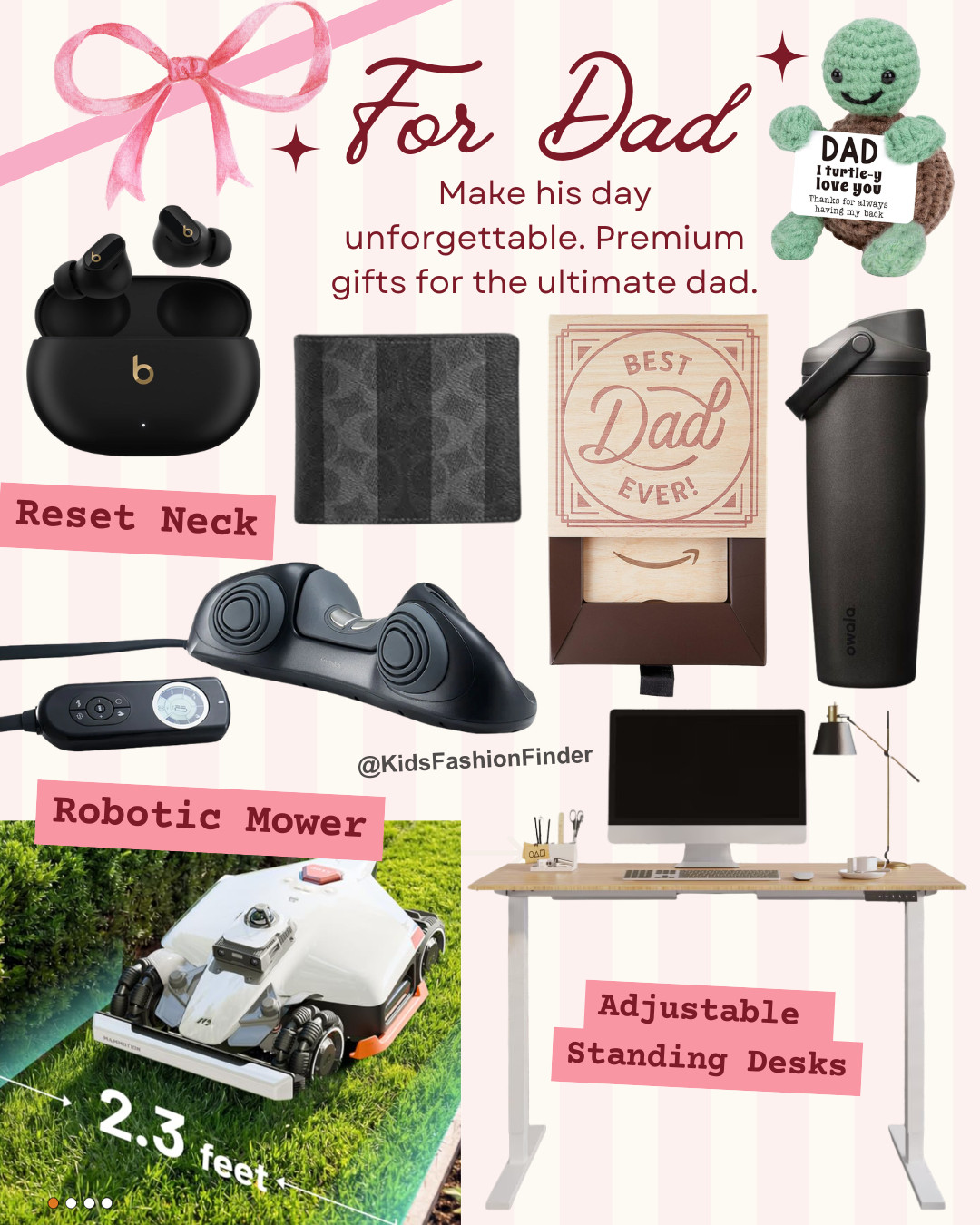 🎁✨ Father’s Day Gift Ideas ✨

Make his day unforgettable 💙
Premium gifts for the ultimate dad 😎

From tech gadgets ⚡ to stylish everyday essentials ⌚🕶️ and cozy favorites — these are the gifts he’ll actually use and love 🙌

Perfect for dads, grandpas & father figures alike 💛

#FathersDay #GiftIdeasForDad #DadGifts #FathersDayGiftGuide #MensStyle #GiftGuide #DadLife #CoolDad #AmazonFinds #LuxuryGifts 🎁💙

#LTKHome #LTKSaleAlert #LTKMens