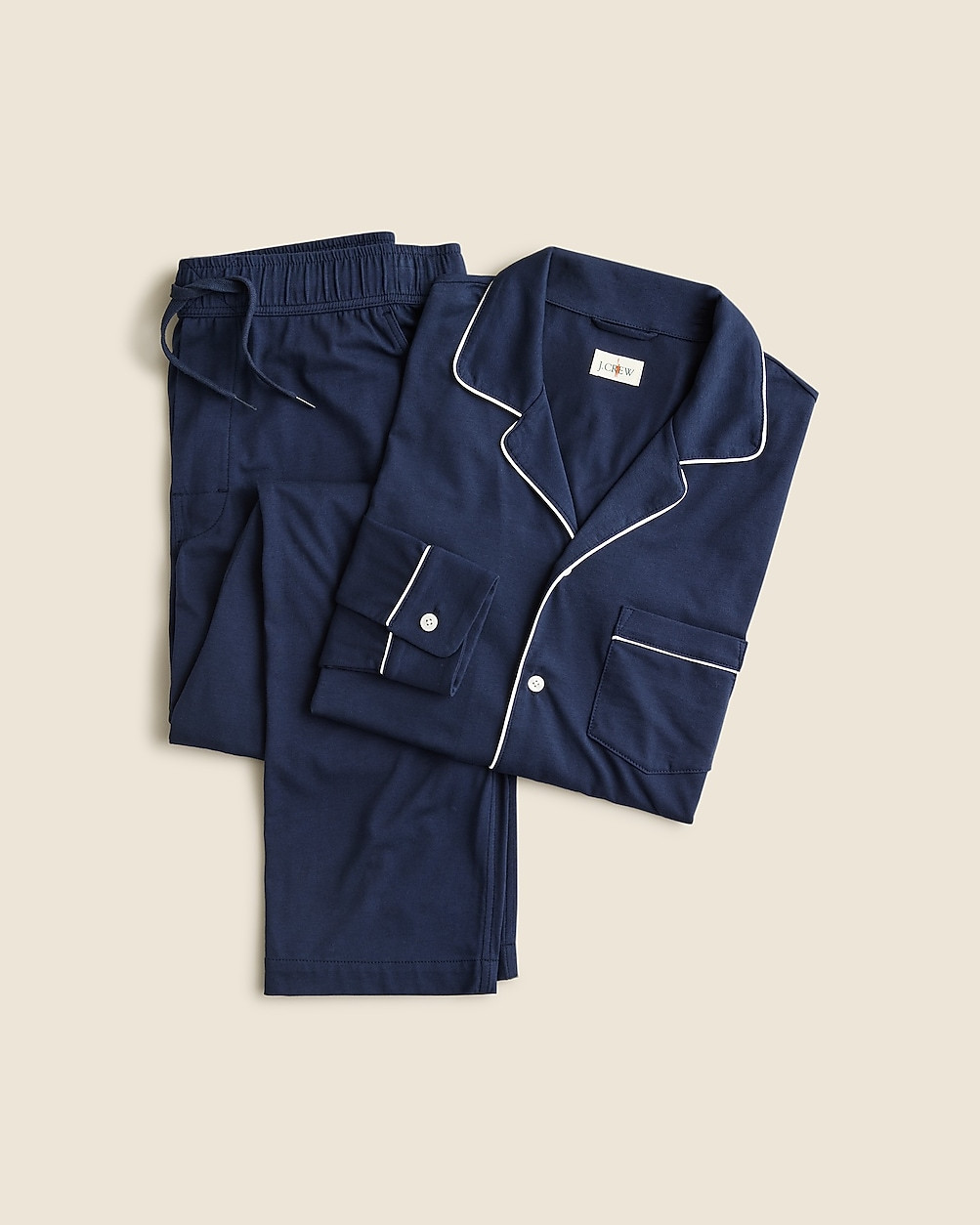 Pajama set in cotton jersey blend | J. Crew US