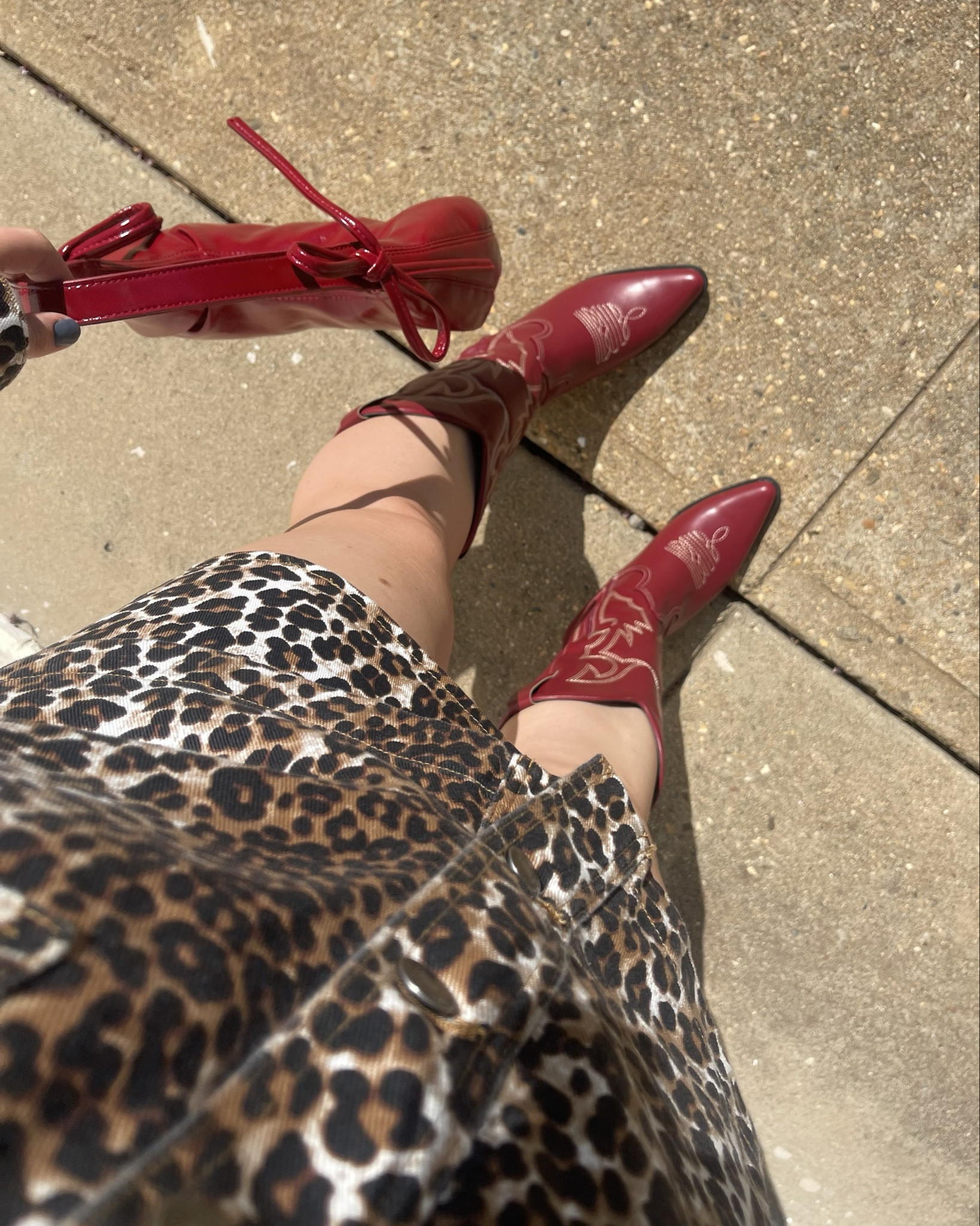 red cowgirl boots + leopard print for spring! 

#LTKaustralia #LTKmidsize #LTKspring