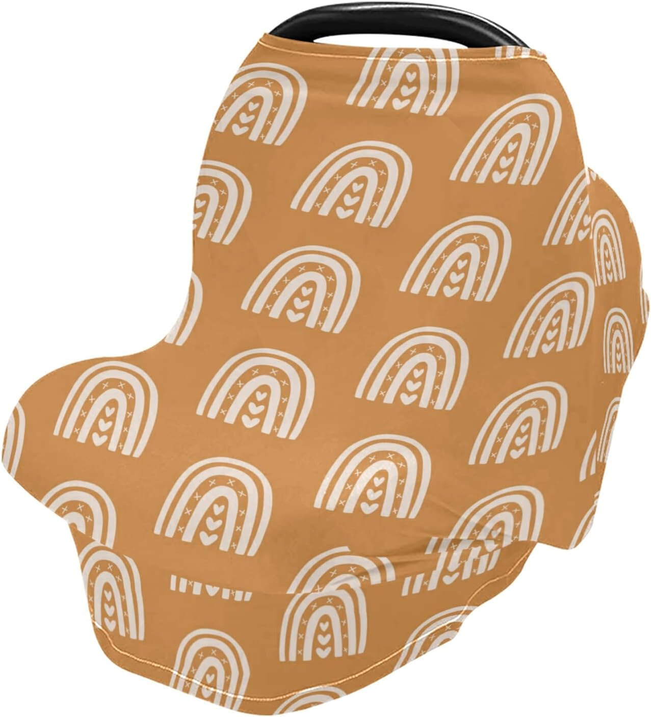 Ethnic Rainbow Boho Baby Car Seat Covers,Nursing Cover Breastfeeding,Scarf Soft Breathable Stretchy  | Amazon (US)