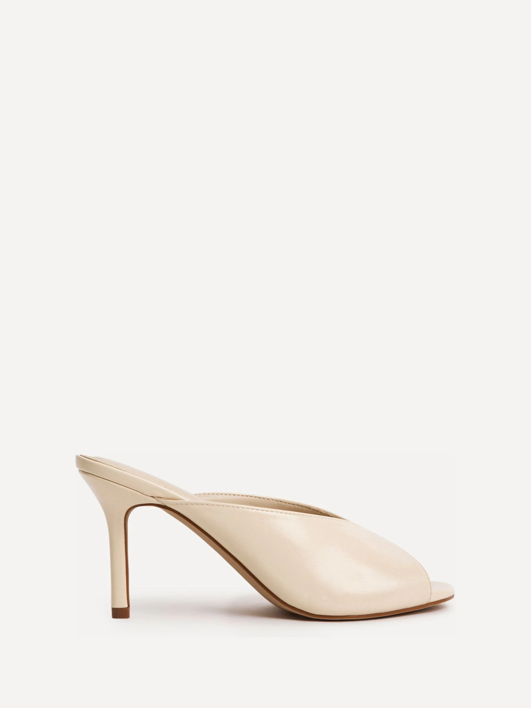 Linzi Linzi Cream Marseille Peep Toe Mule Heels | Next US