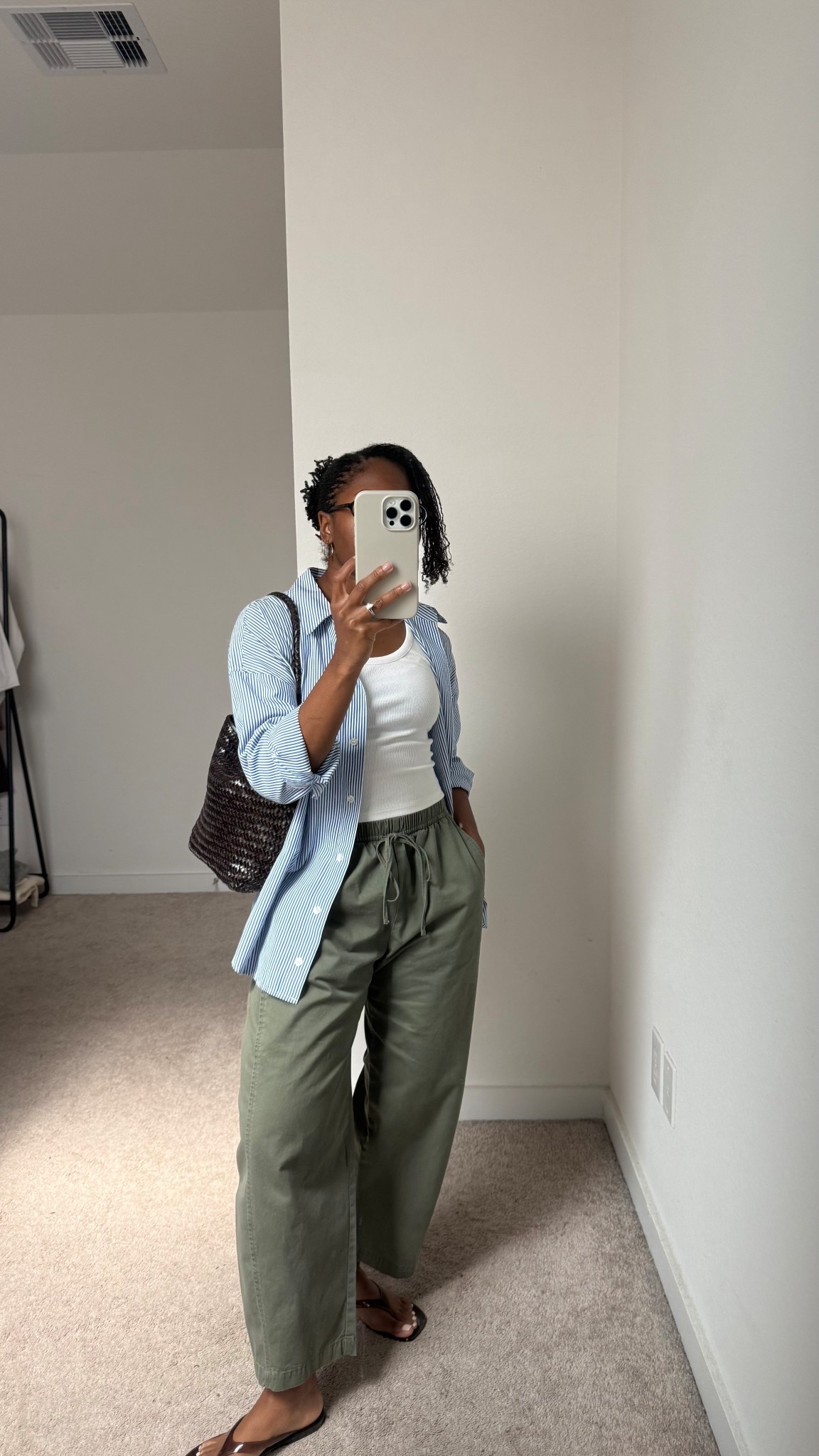 barrel pant spring outfit 

striped top, leather bag, minimal, modest, chic, ootd

#LTKSeasonal #LTKootd #LTKPetite