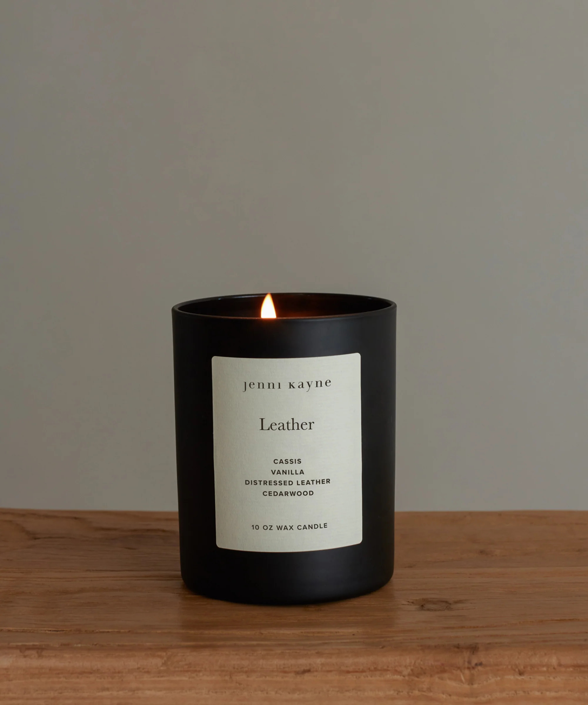 Leather Glass Candle | Jenni Kayne