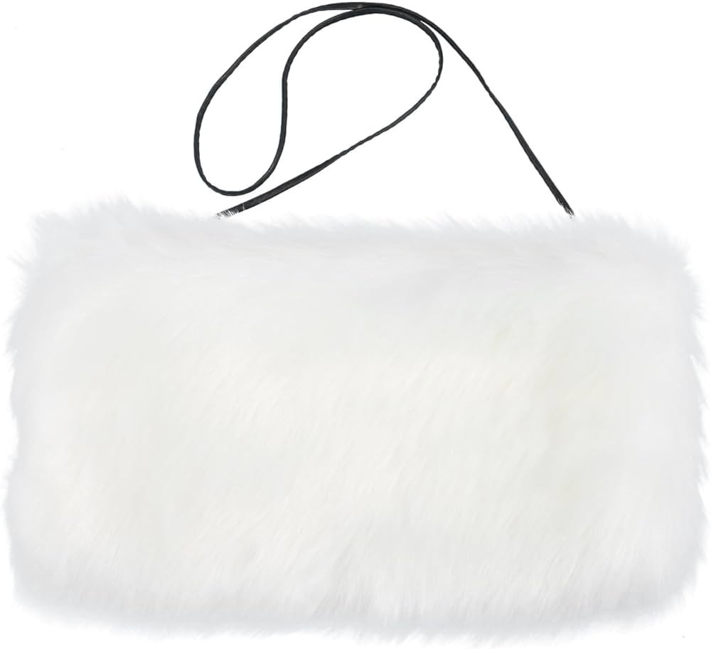 BESPORTBLE Faux Fur Hand Muffs Women Winter Warmer Fuzzy Pouch Furry Plush Arms Warmer Warm Furry... | Amazon (US)