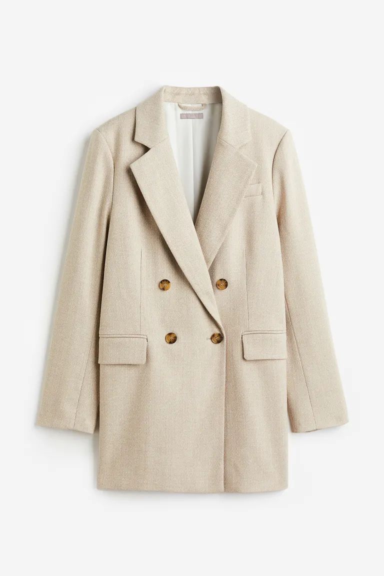 Double-breasted blazer | H&M (UK, MY, IN, SG, PH, TW, HK)