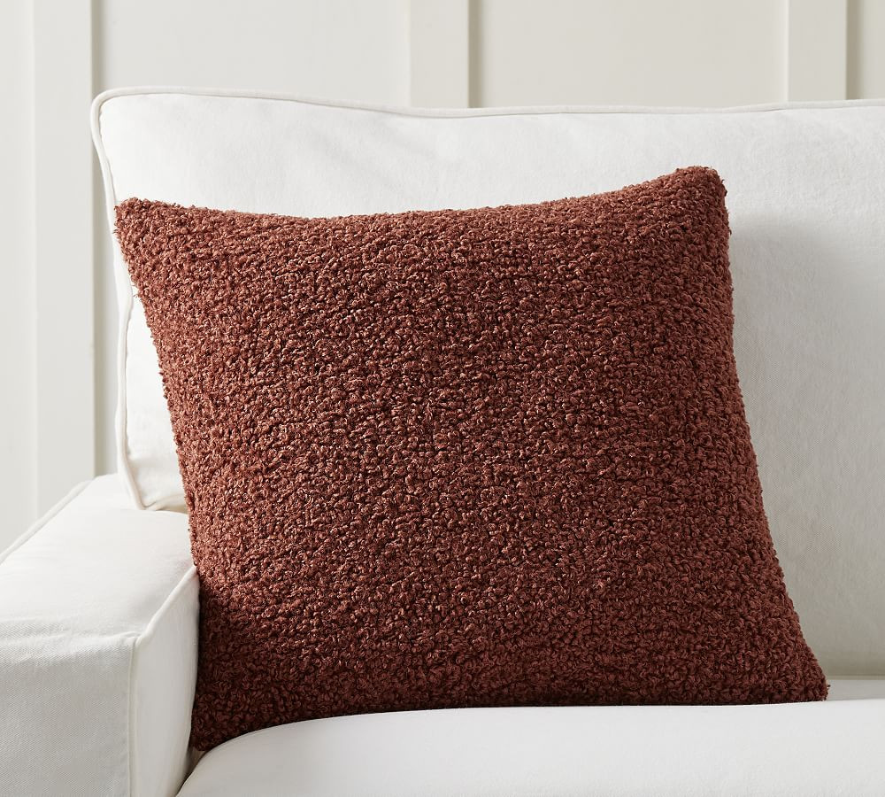 Cozy Teddy Faux Fur Throw Pillow | Pottery Barn (US)