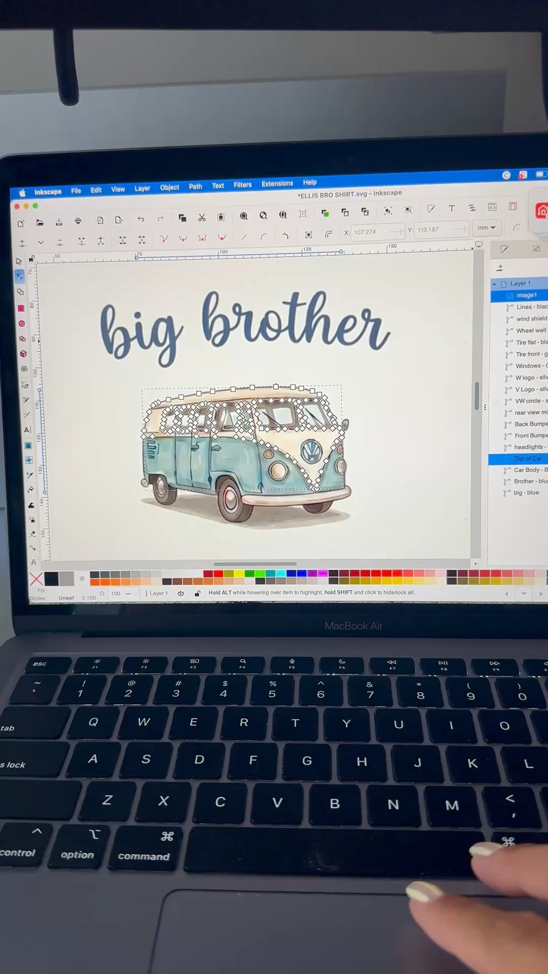 Trust the process! It’s been both challenging and fulfilling learning how to use Inkscape and unstitch to create custom embroidery designs. I linked the products I use to make my embroidery projects come to life here.

#LTKdayinmylife #LTKstorytime #LTKKids