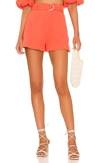 Hart Belted Short in Chili | Revolve Clothing (Global)