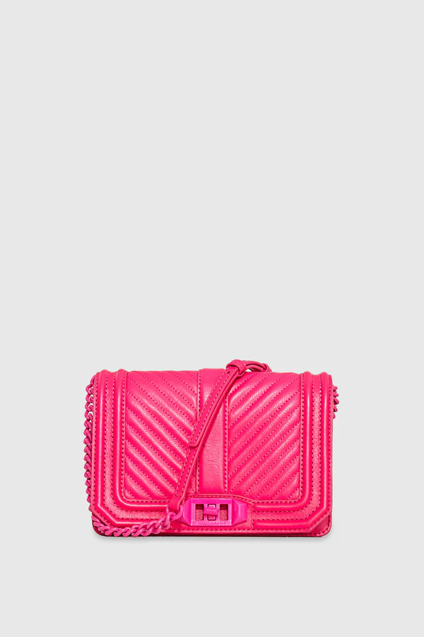 Chevron Quilted Small Love Crossbody | Rebecca Minkoff US