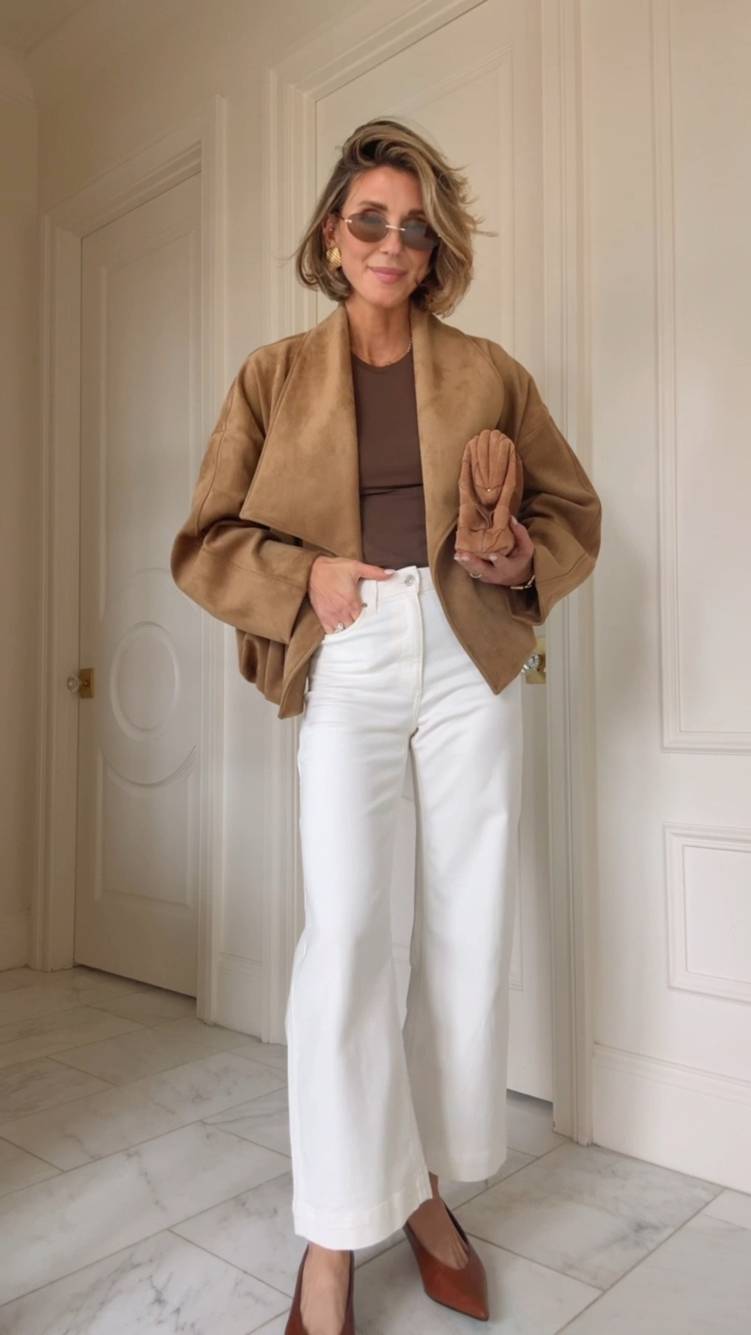 The jeans that fit everyone in a new ecru wash - they fit tts 