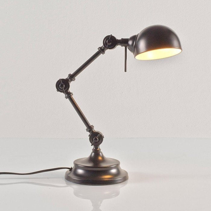 Kikan Industrial Look Metal Desk Lamp | La Redoute (UK)
