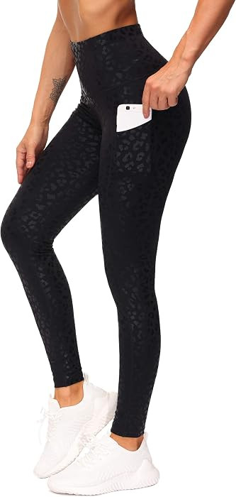 THE GYM PEOPLE Women's Thick High Waist Yoga Pants Workout Leggings | Amazon (US)