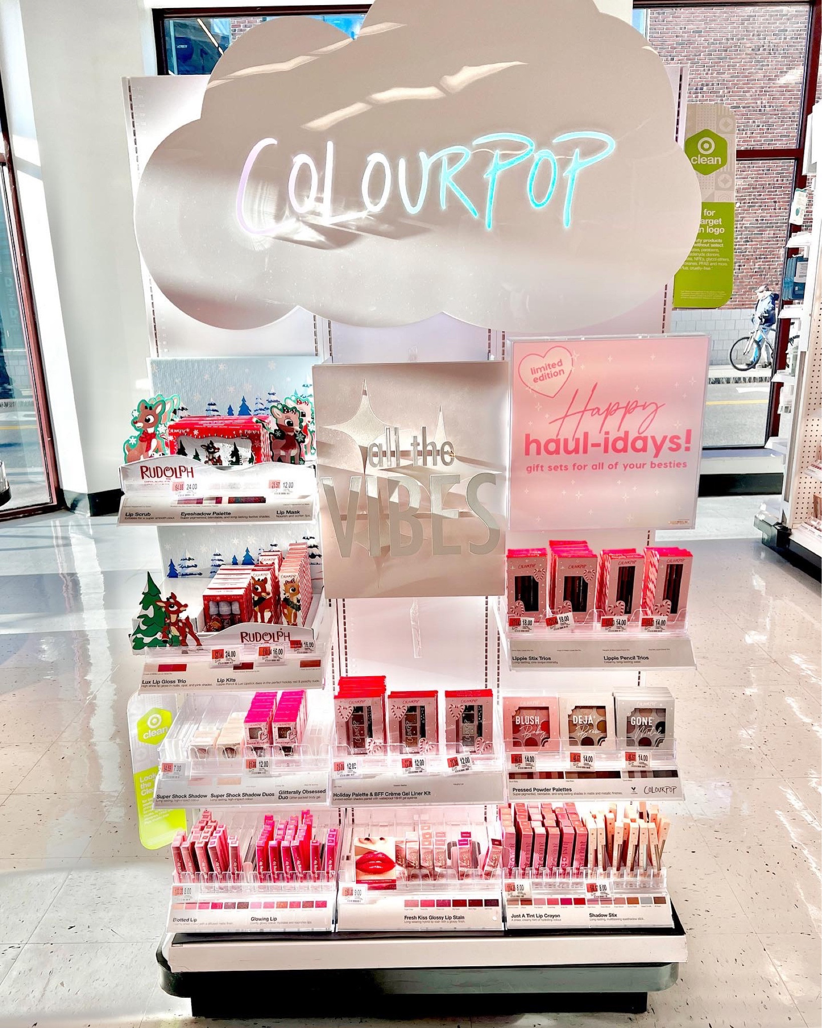 Colourpop Holiday collection at Target 
25% off today only 11/11
Gift sets include 
lipgloss kit
Eyeshadow
Lip balm
Lip scrub
Lippies
Eyeshadow palette 

#LTKHolidaySale #LTKbeauty #LTKGiftGuide