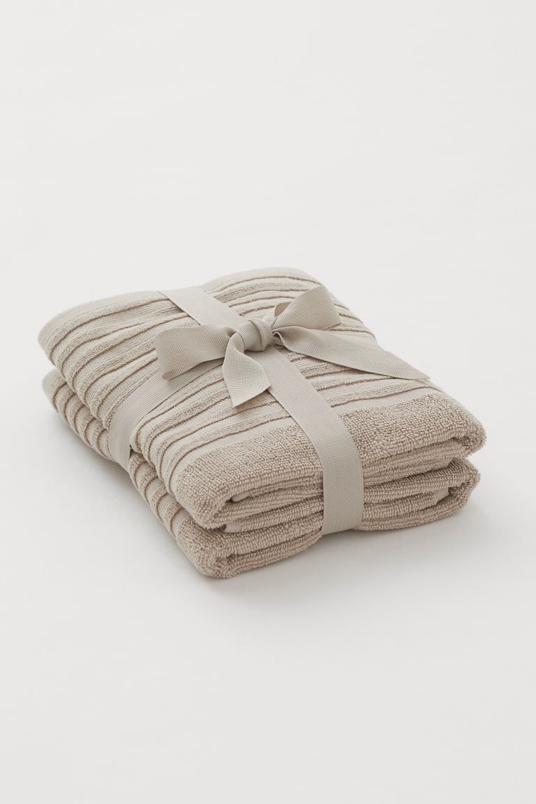 2-pack Hand Towels | H&M (US + CA)