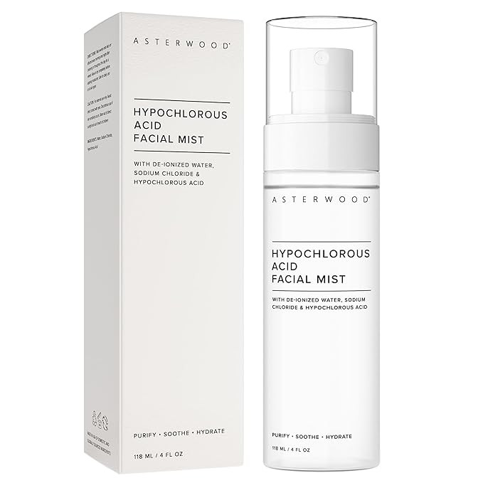 Asterwood Hypochlorous Acid Spray for Face - Targets Acne, Redness, Irritation - Multi-Purpose Sk... | Amazon (US)