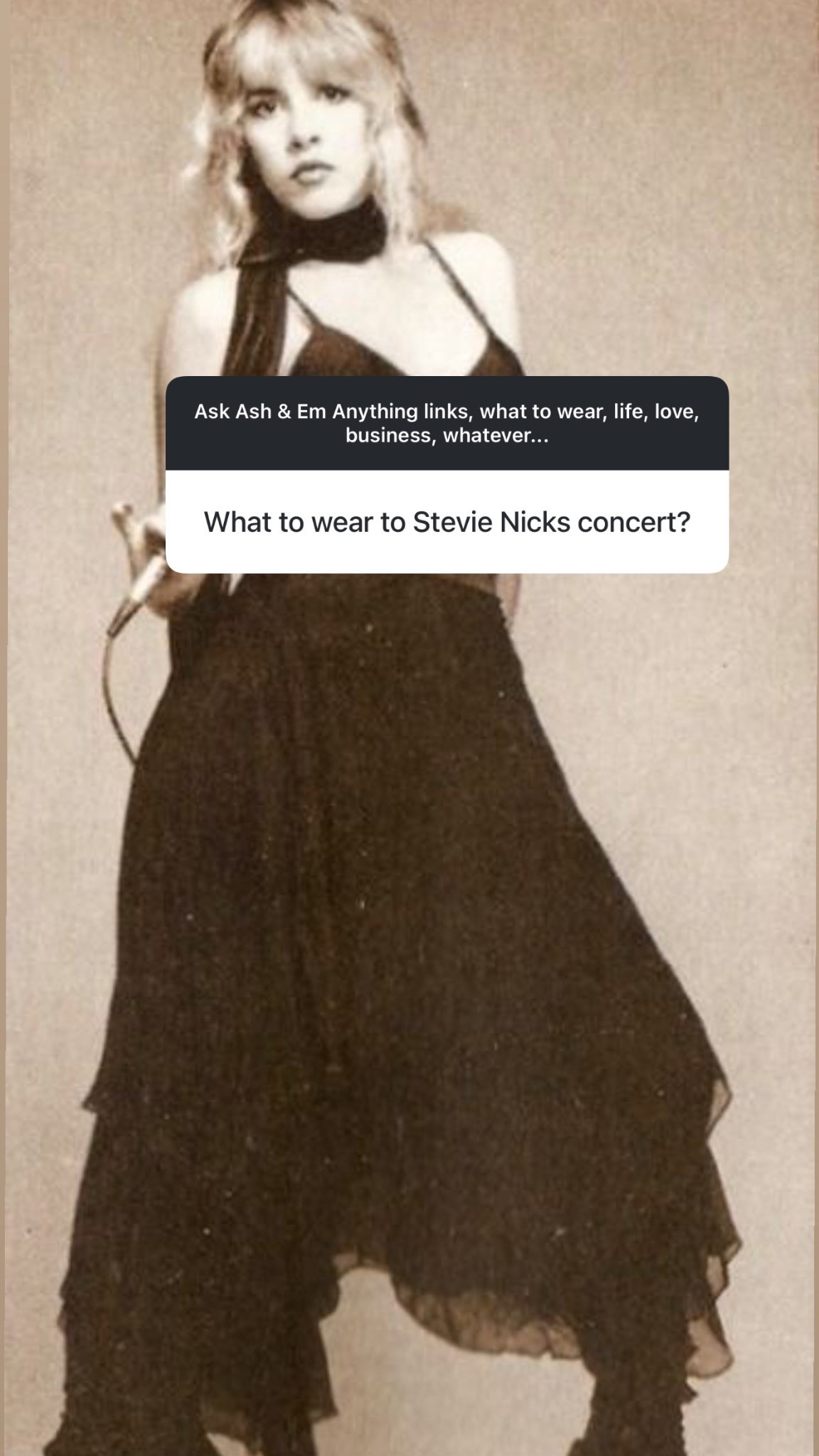 what to wear to a stevie nicks concert 