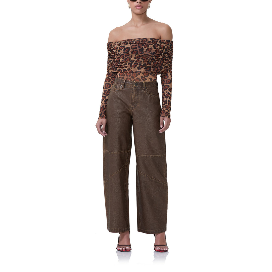 Maxine Bodysuit - Cocoa Leopard | ShopAFRM