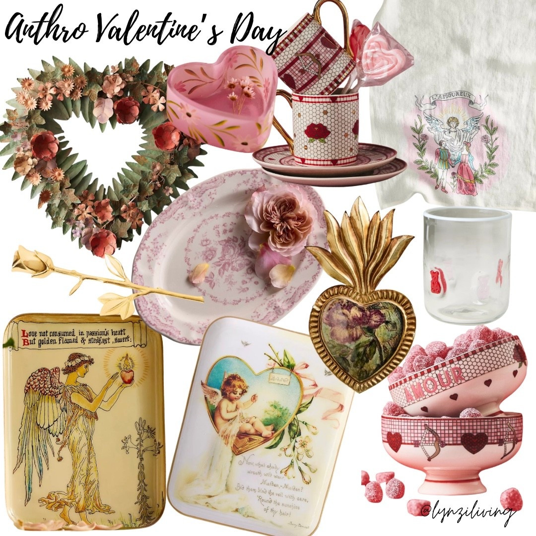 Anthropologie valentine’s Day

Valentine’s Day 2026, Vday 2026, Valentine’s Day decor, VDay decor, Valentine’s Day wreath, heart wreath, rose candle snuffer, Valentine’s Day tray, archival tray, Cupid tray, Valentine’s Day serving plate, pink floral serving plate, serviny tray, heart trinket box, pink trinket box, Valentine’s Day mug, Subway tile mug, Subway tile bowl, Valentine’s Day bowl, Valentine’s Day wall art, brass heart wall art, gummy bear drinking glass, Valentine’s Day glassware, Valentine’s Day tea towel, tarot tea towel

#LTKSeasonal #LTKFindsUnder100 #LTKHome